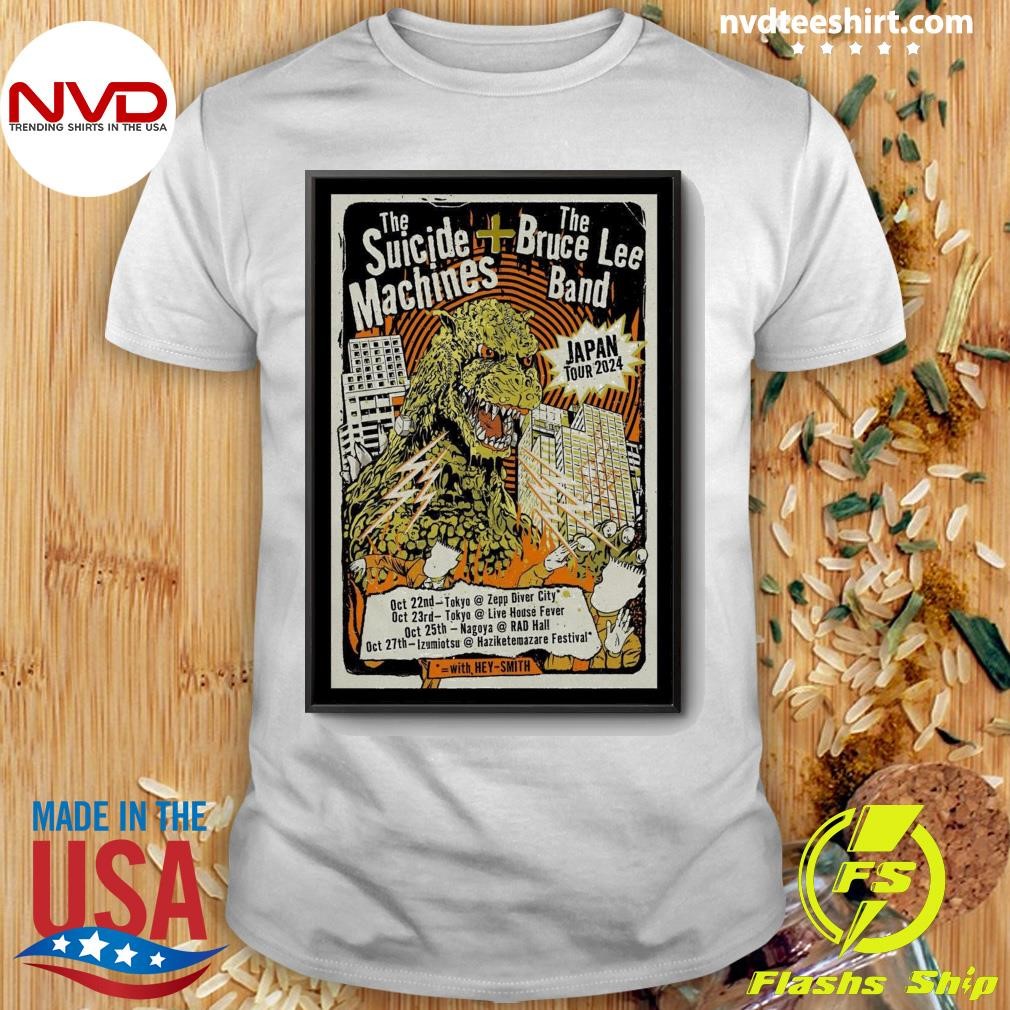 The Suicide Machines With The Bruce Lee Band Japan Tour 2024 Shirt