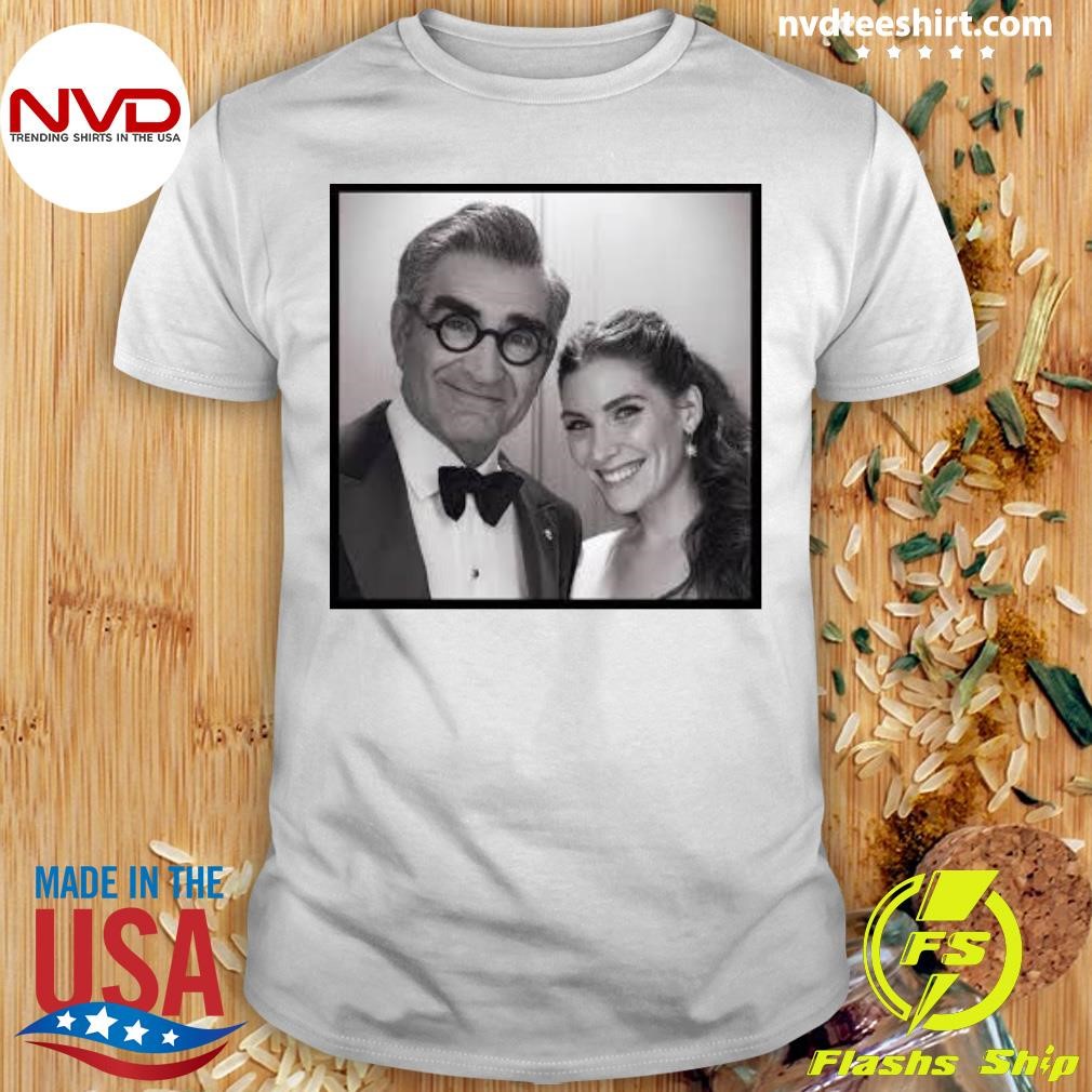 The Very Chic Eugene Levy, Wearing Tractionproductions, With His Beautiful Daughter Sarah Shirt