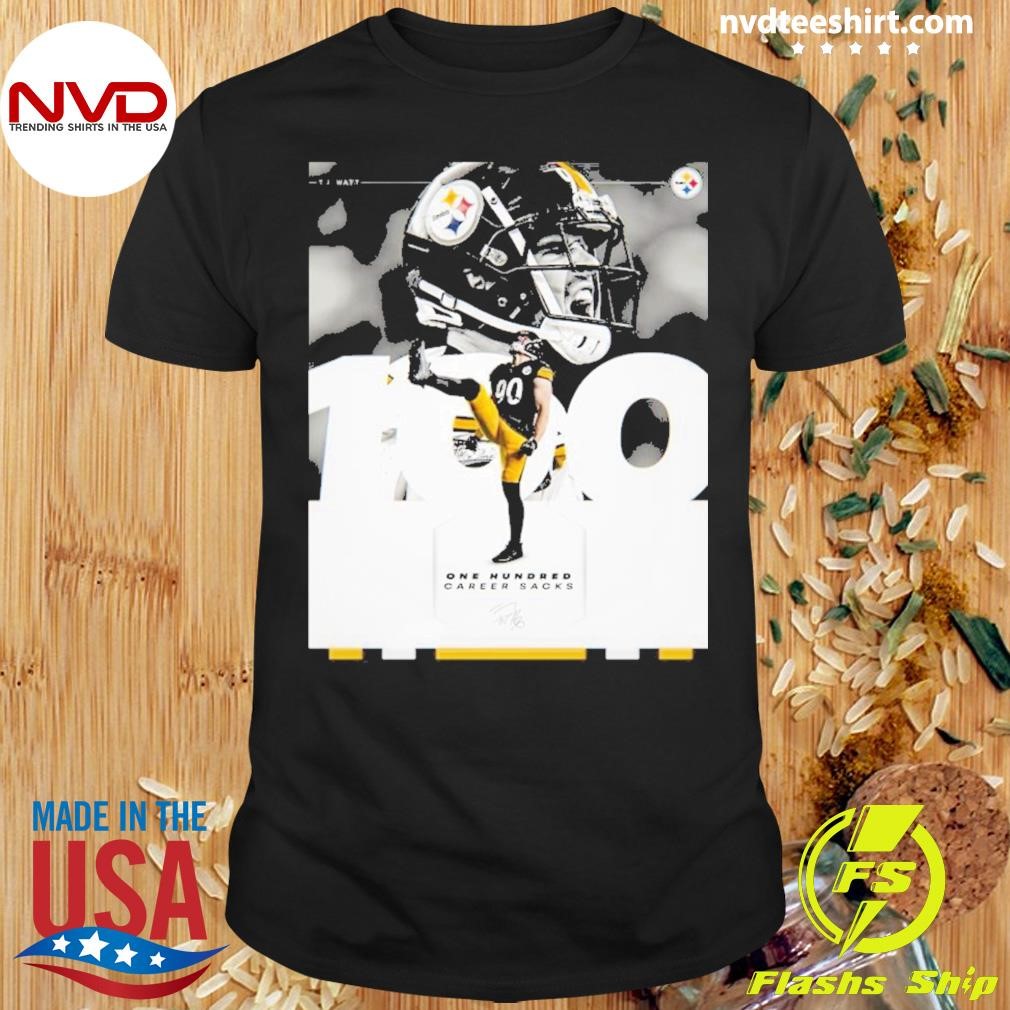 Tj Watt One Hundred Careers Sacks 2024 Shirt