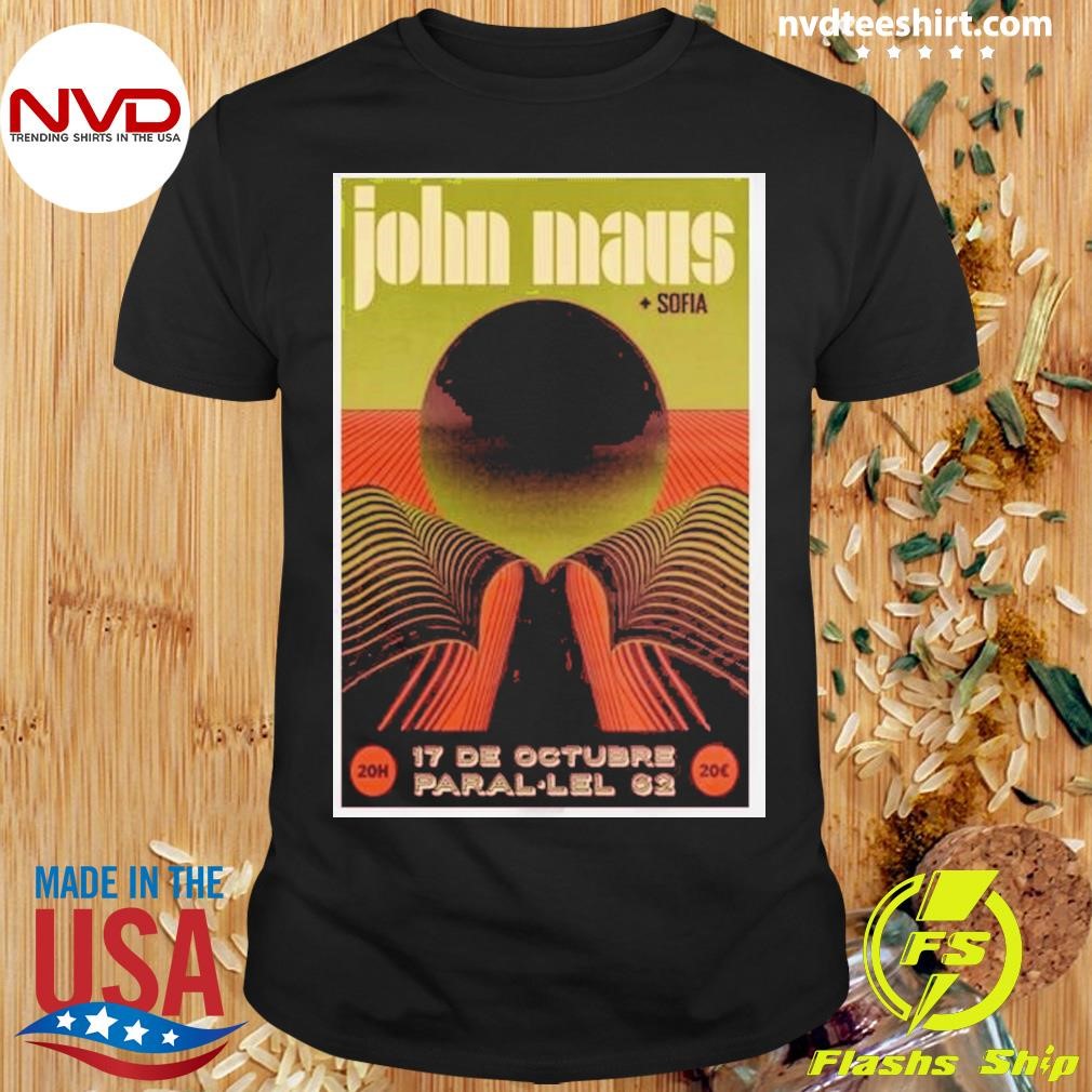 Tour John Maus Barcelona Spain Oct 17 2024 Shirt