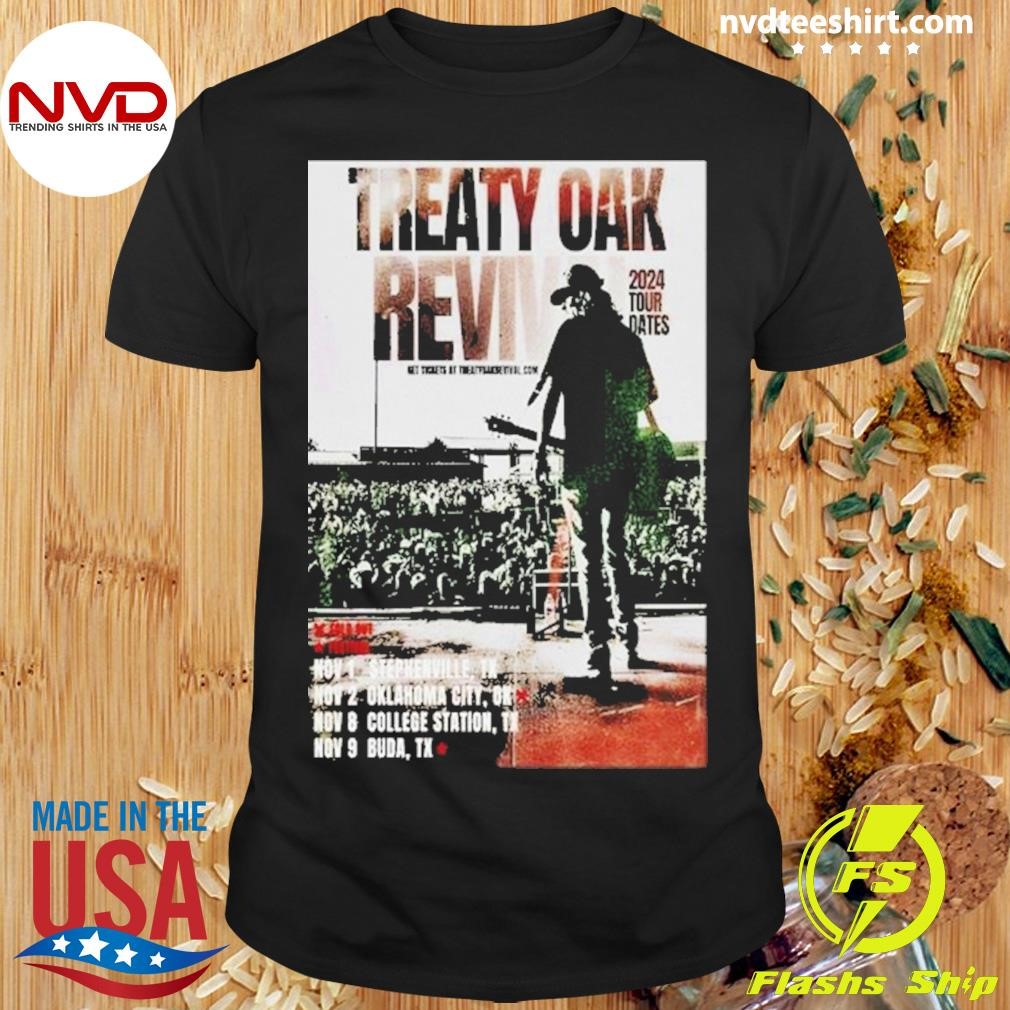 Treaty Oak Revival 2024 Tour Dates Poster Shirt