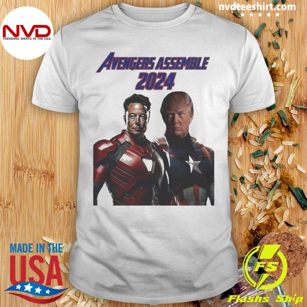 Trump and Musk Avengers Assemble 2024 Shirt