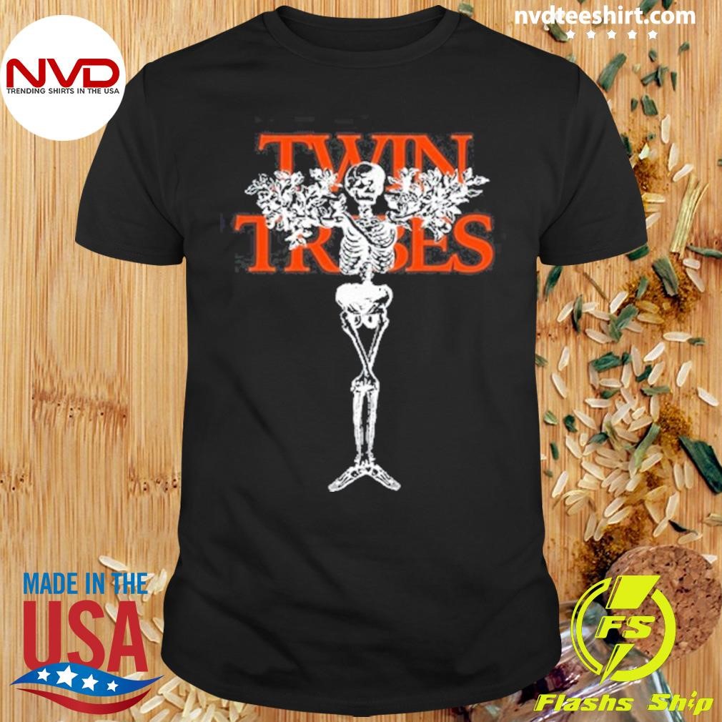 Twin Tribes Skeleton Tree Shirt