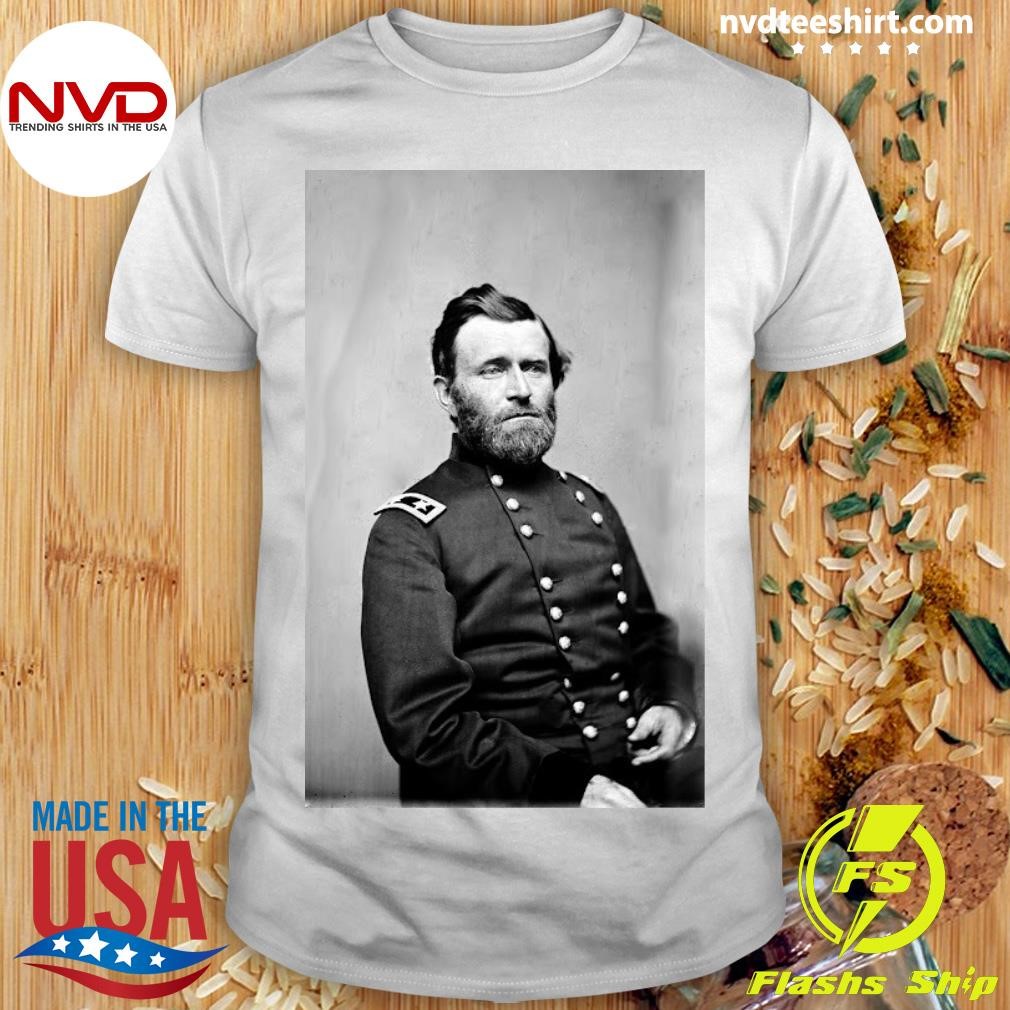 Ulysses S. Grant U.S. Gen. Ulysses S. Grant, photograph by Mathew Brady, 1863 Shirt