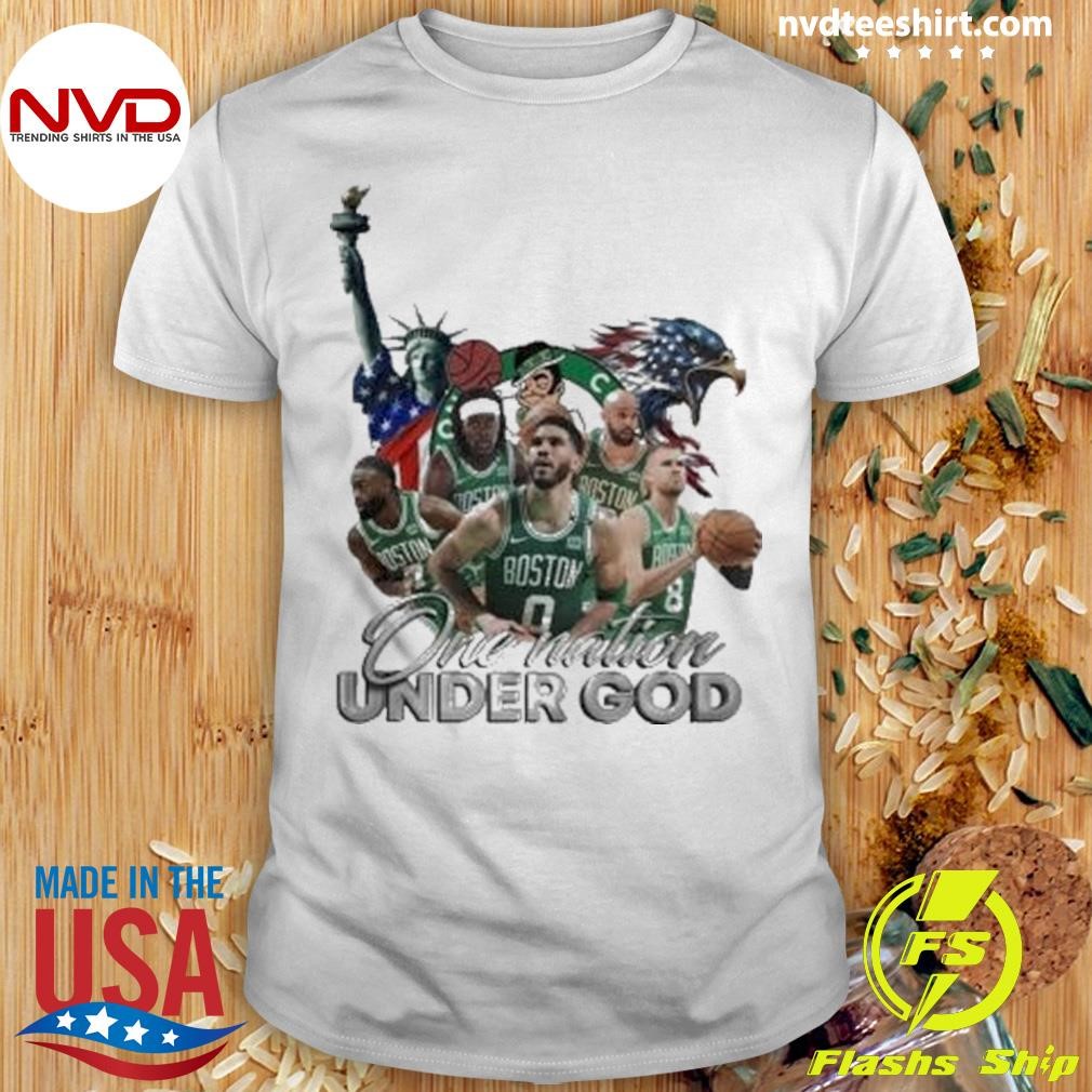 Under God Boston Celtics One Nation 2024 Shirt