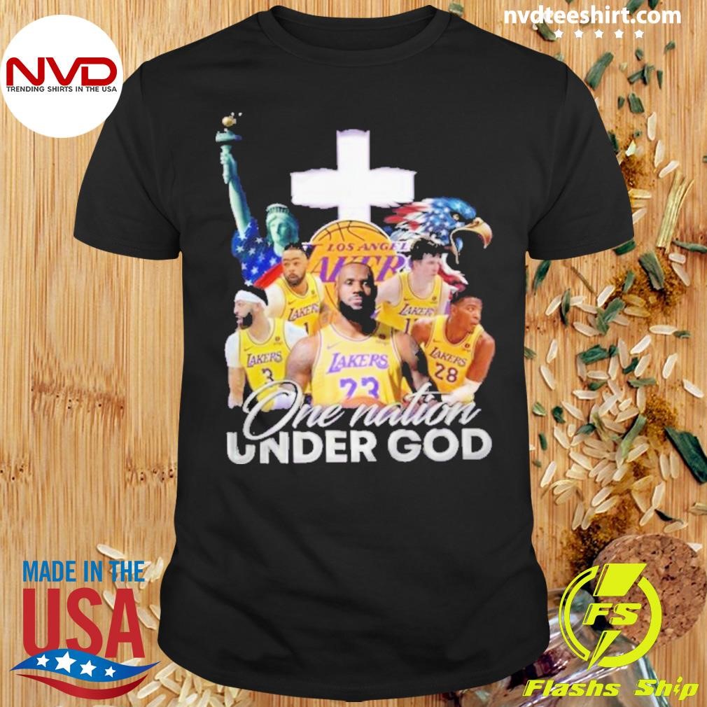 Under God Nba Los Angeles Lakers One Nation 2024 Shirt