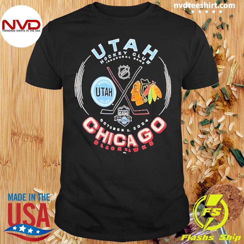 Utah Hockey Club Inaugural Game Chicago Blackhawks 2024 NHL Shirt