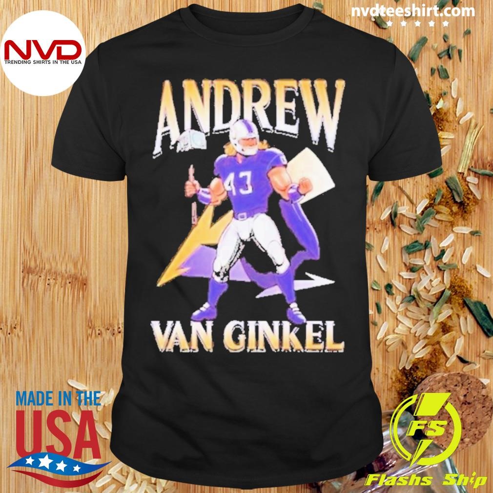 Van Ginkel Minnesota Vikings Andrew 2024 Shirt