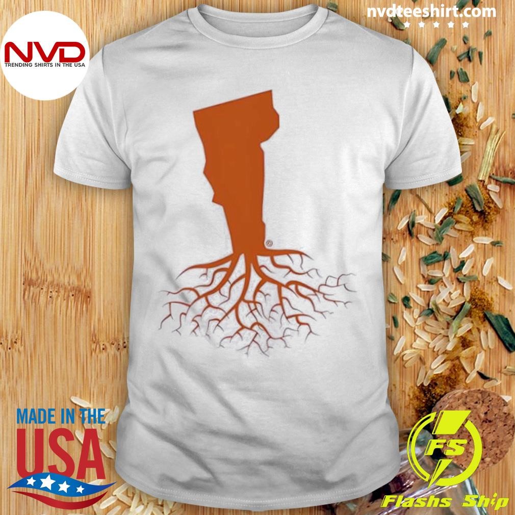 Vermont Map Tree Roots 2024 Shirt