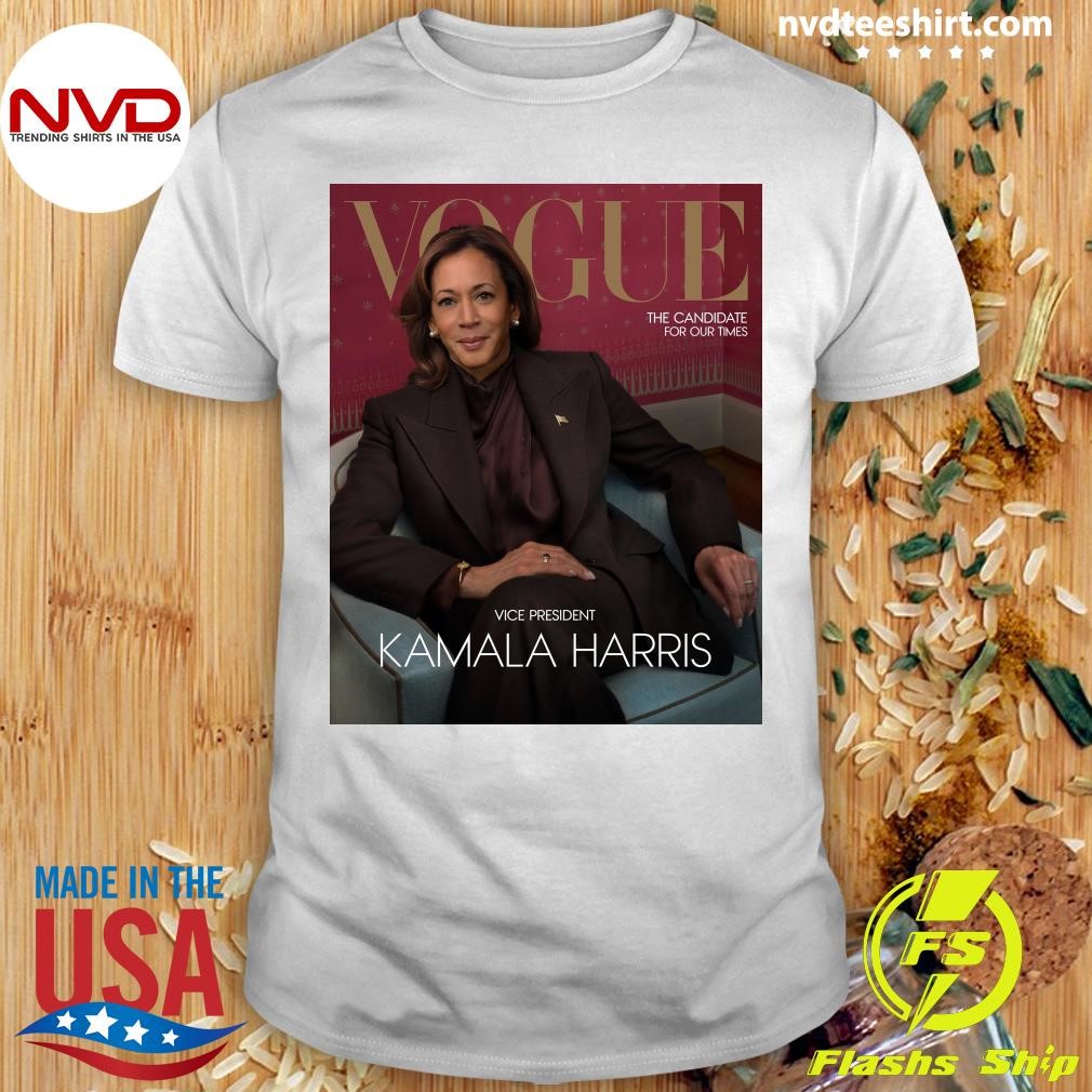 Vogue The Candidate For Our Times Vice President Kamala Harris Shirt