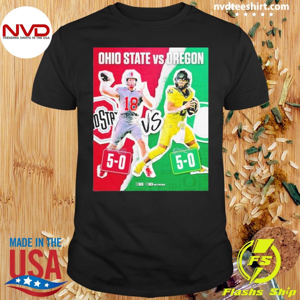 Week 7 Matchup Ohio State Buckeyes Vs Oregon Ducks Football 2024 Shirt