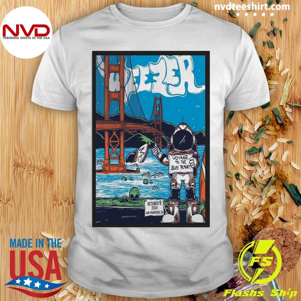 Weezer October 9, 2024 Chase Center San Francisco, CA Shirt