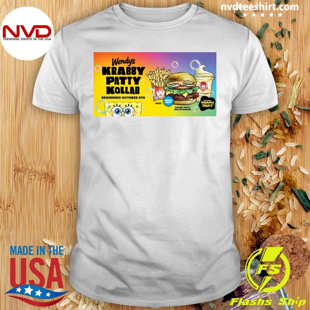 Wendy's Unveils Krabby Patty Burger Shirt