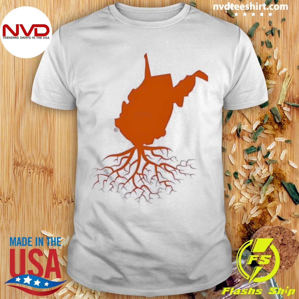 West Virginia Map Tree Roots 2024 Shirt