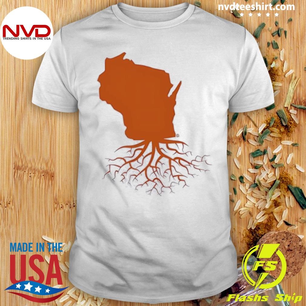 Wisconsin Map Tree Roots 2024 Shirt