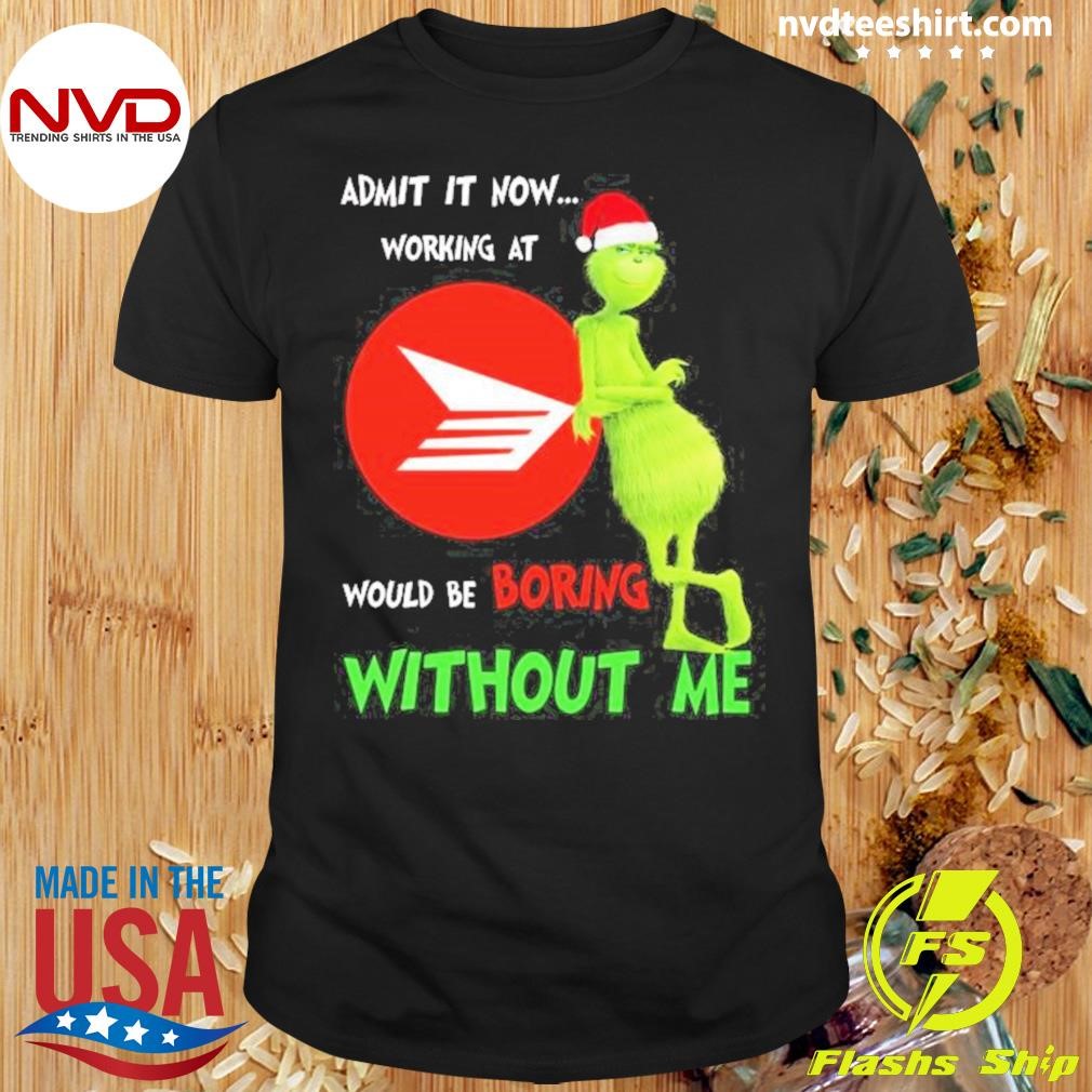 Working At Canada Post Would Be Boring Without Me Christmas 2024 Shirt