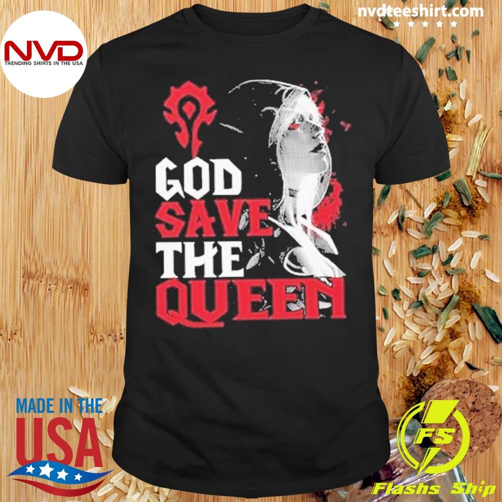 World Of Warcraft God Save The Queen Sylvanas Windrunner 2024 Shirt