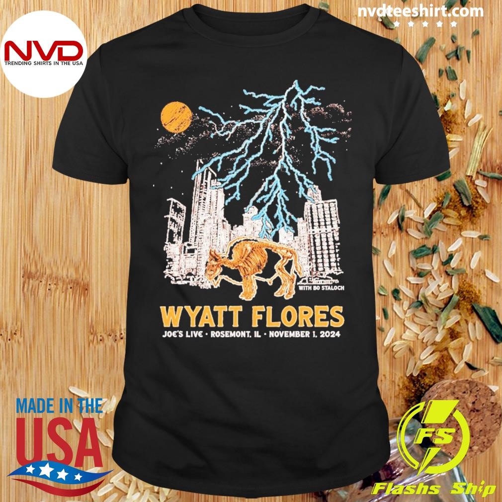 Wyatt Flores Joe’s Live Rosemont, Il November 1, 2024 Shirt