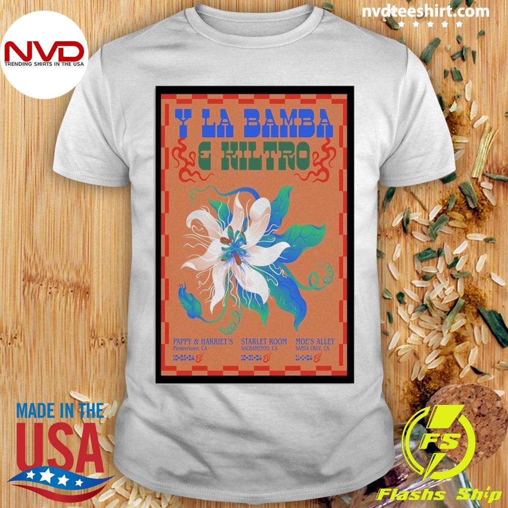 Y La Bamba & Kiltaro Halloween Show In California On Oct 25-Nov 1 2024 Shirt