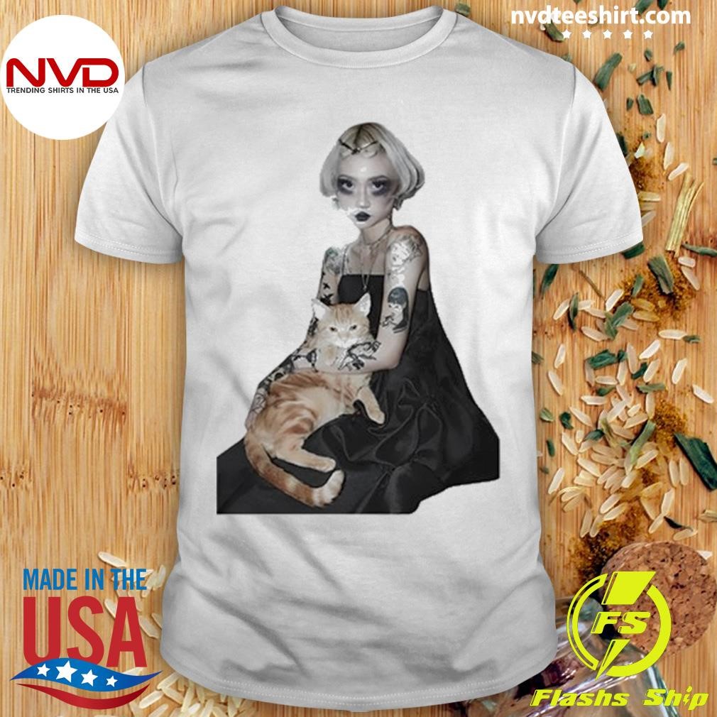 Yeule Miso Girl and Cat Shirt