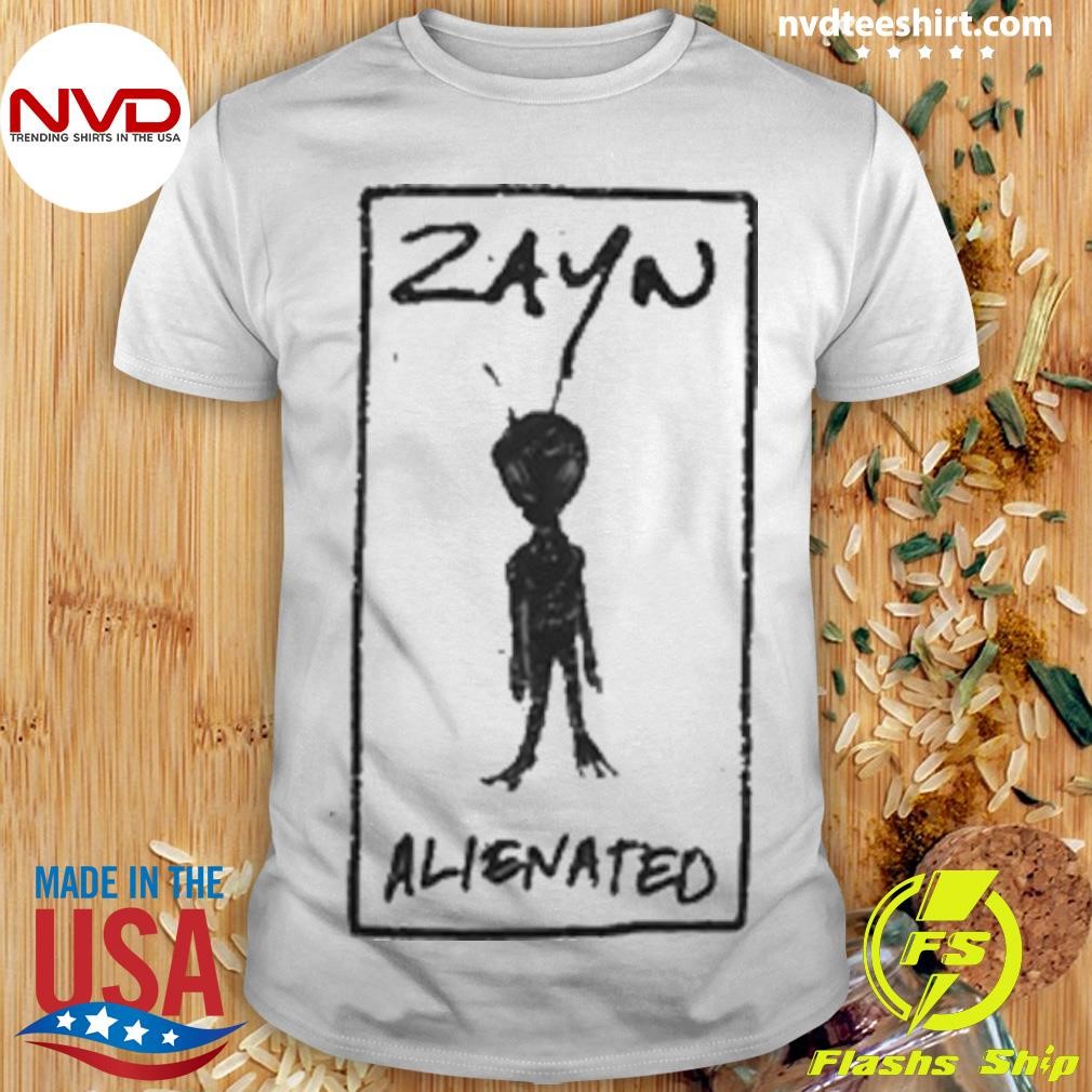 Zayn New Single Alienated Logo April 12th 2024 Fan Gifts Shirt