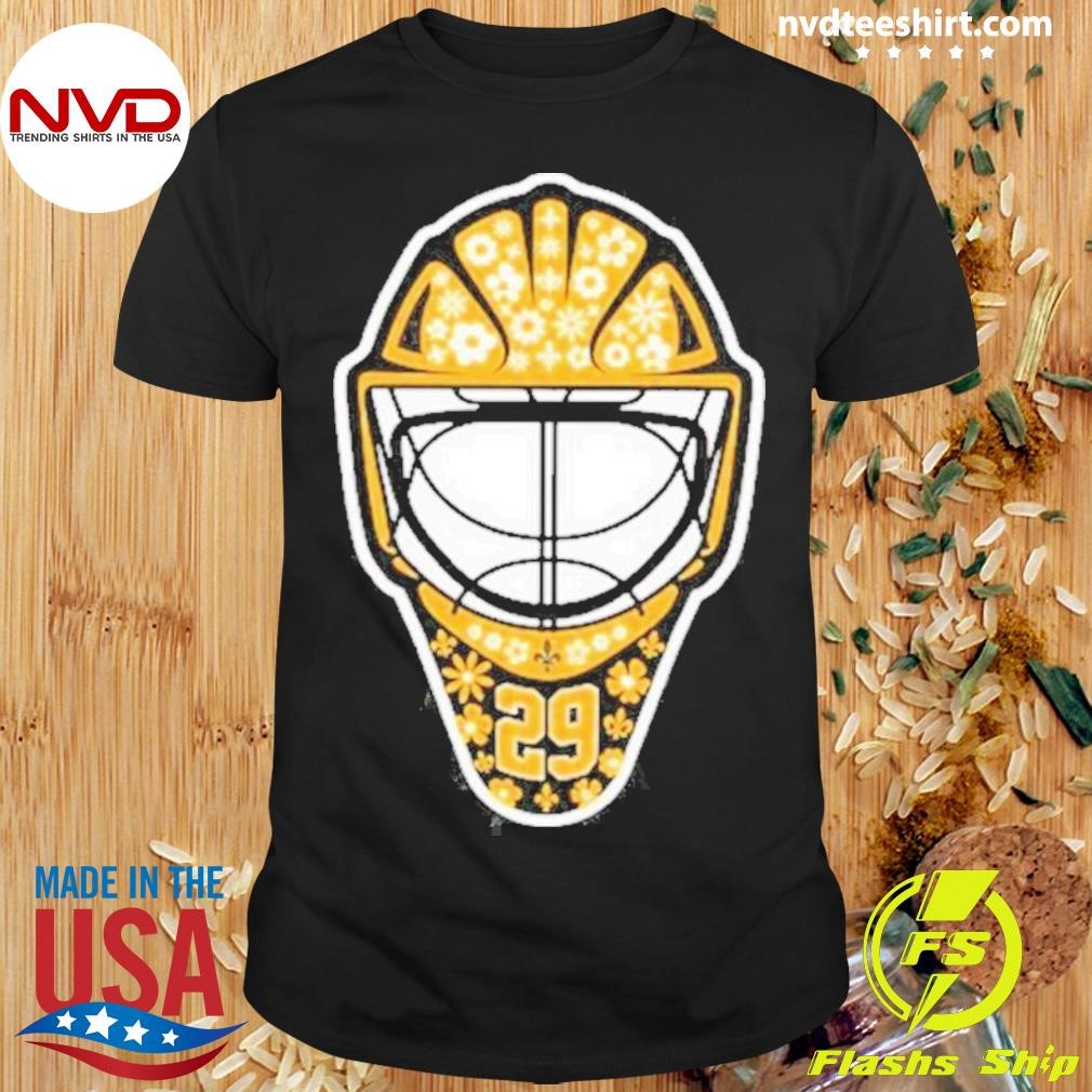 Pens Gear Marc-André Fleury Number 29 Flower Mask Shirt