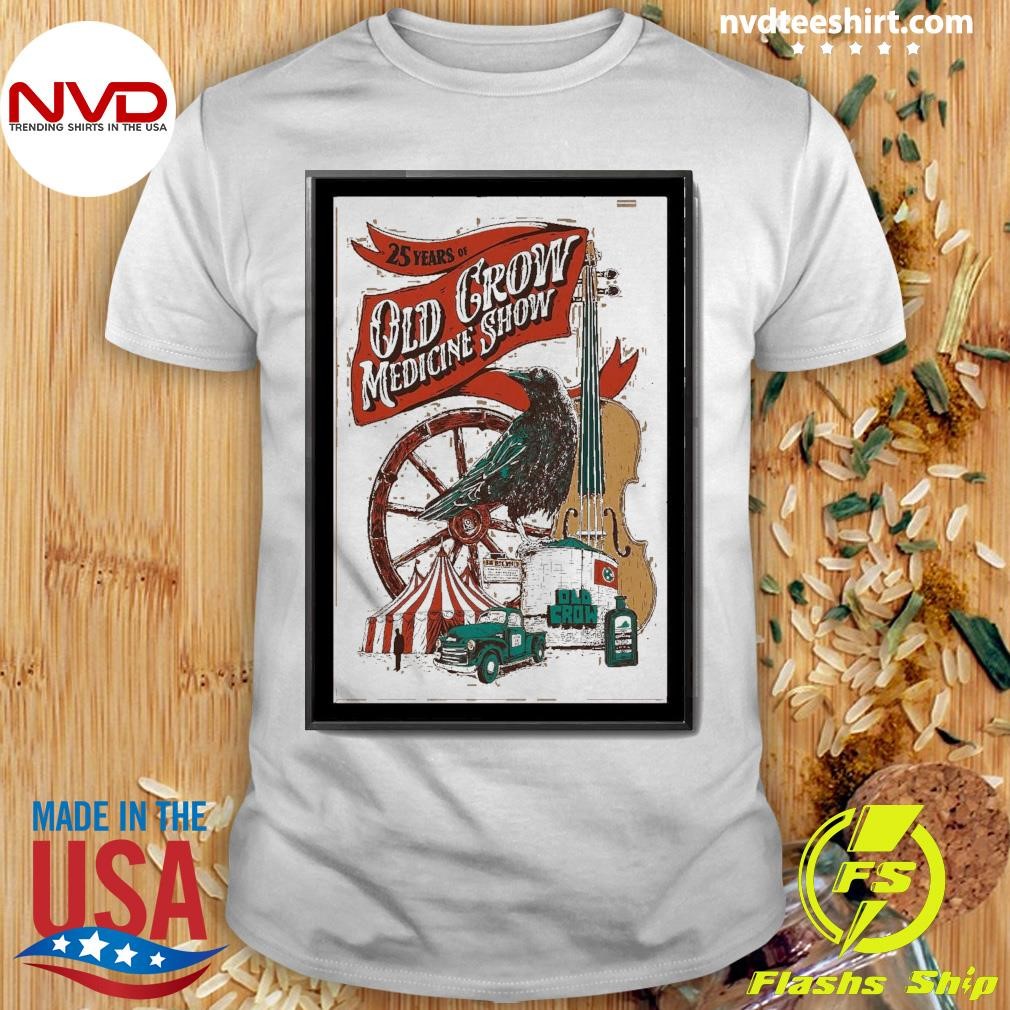 25 Years Of Old Crow Medicine Show 2024 Shirt