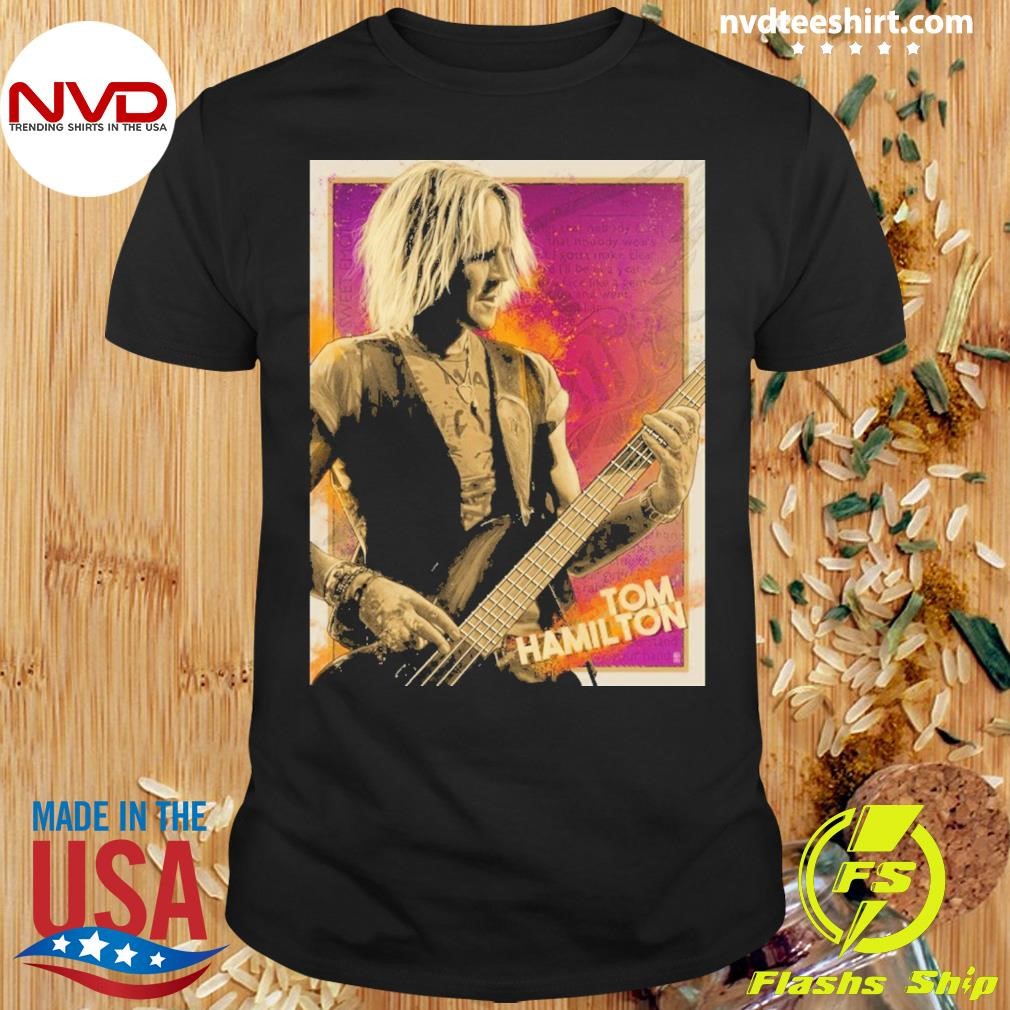 Aerosmith Tom Hamilton Sweet Emotion Poster By Collectionzz Poster Shirt