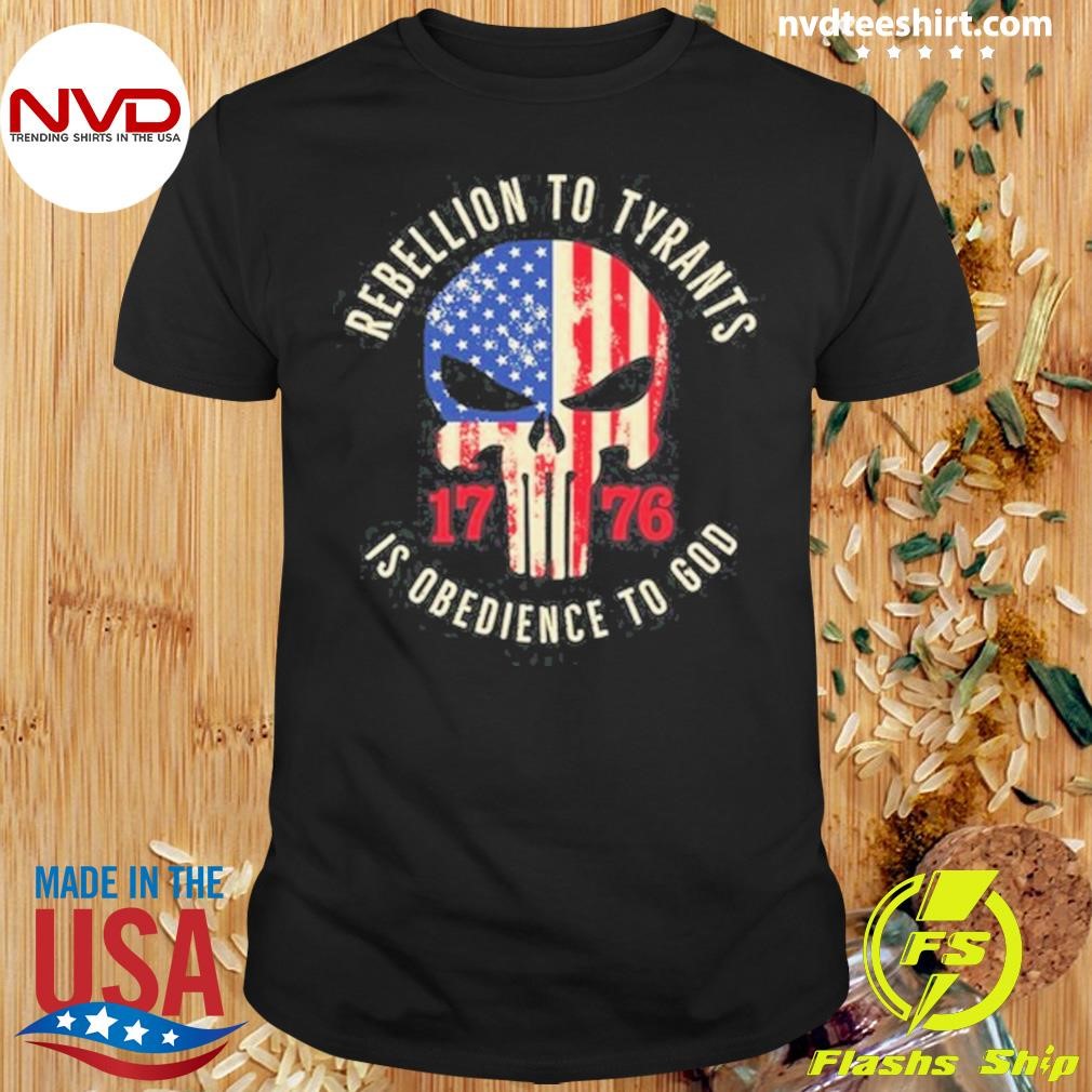 Alex Jones Rebellion To Tyrants Is Obedience To God 1776 Shirt