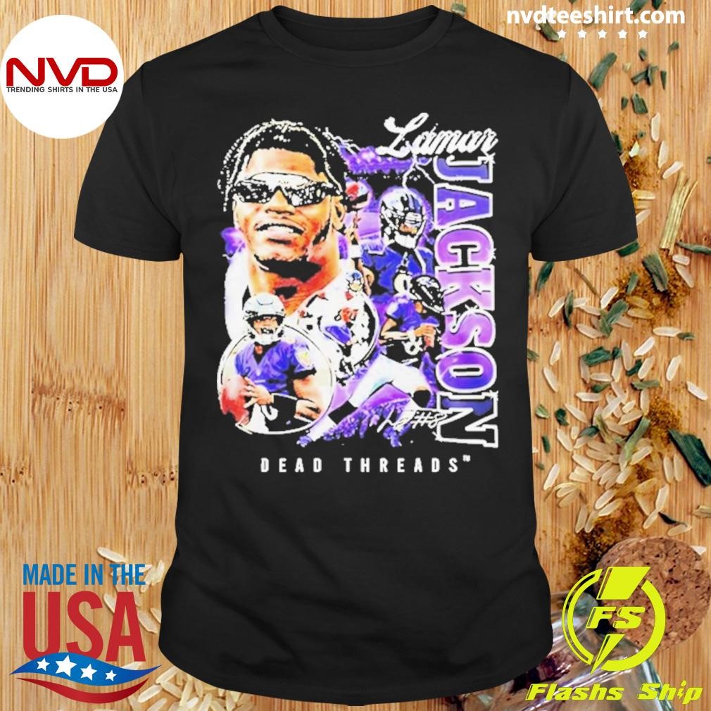 Baltimore Ravens x Lamar Jackson Dead Threads Shirt