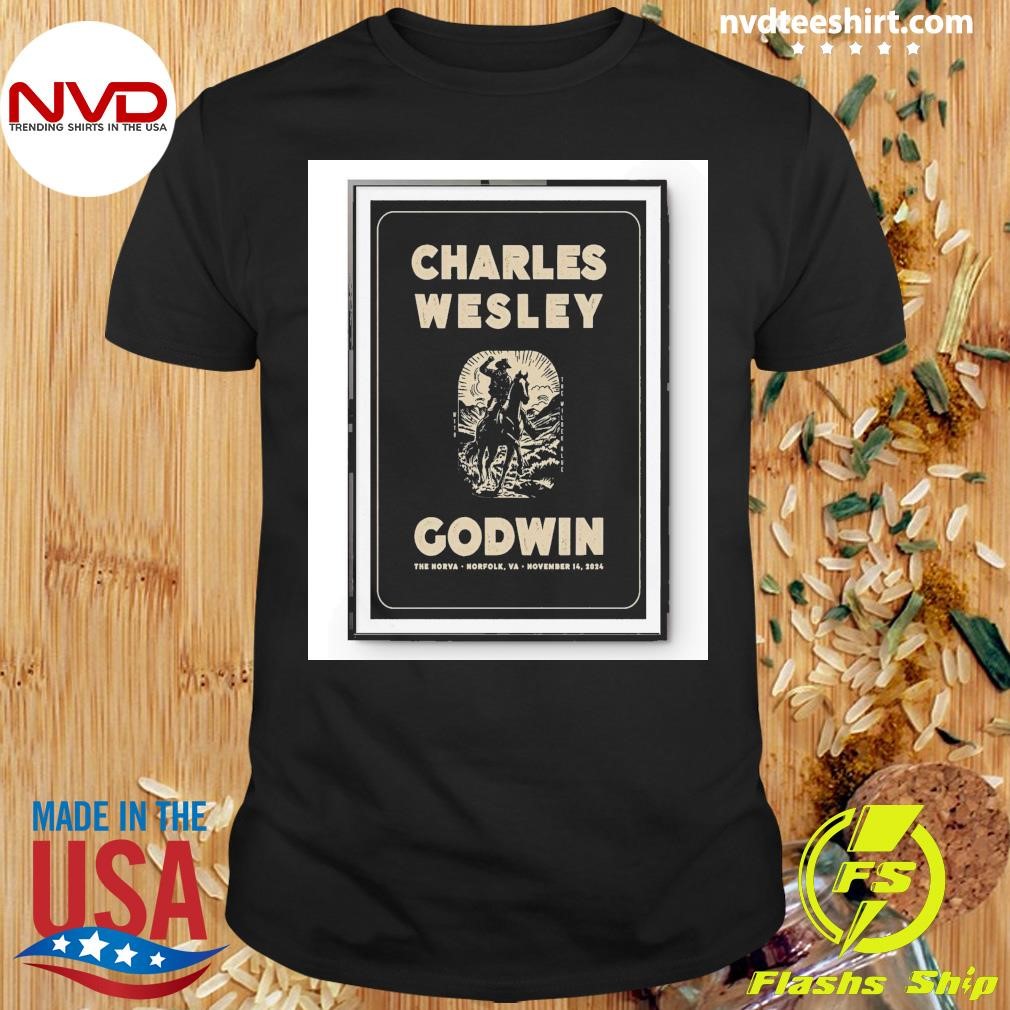 Charles Wesley Godwin Nov 14 2024 The NorVa in Norfolk VA Tour Shirt