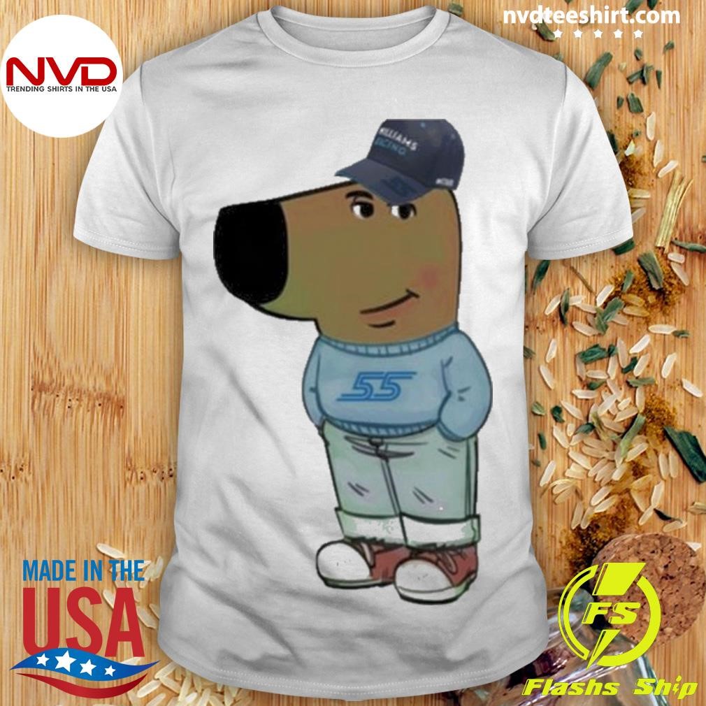 Chill Guy Dog Williams Racing 55 Hat Shirt