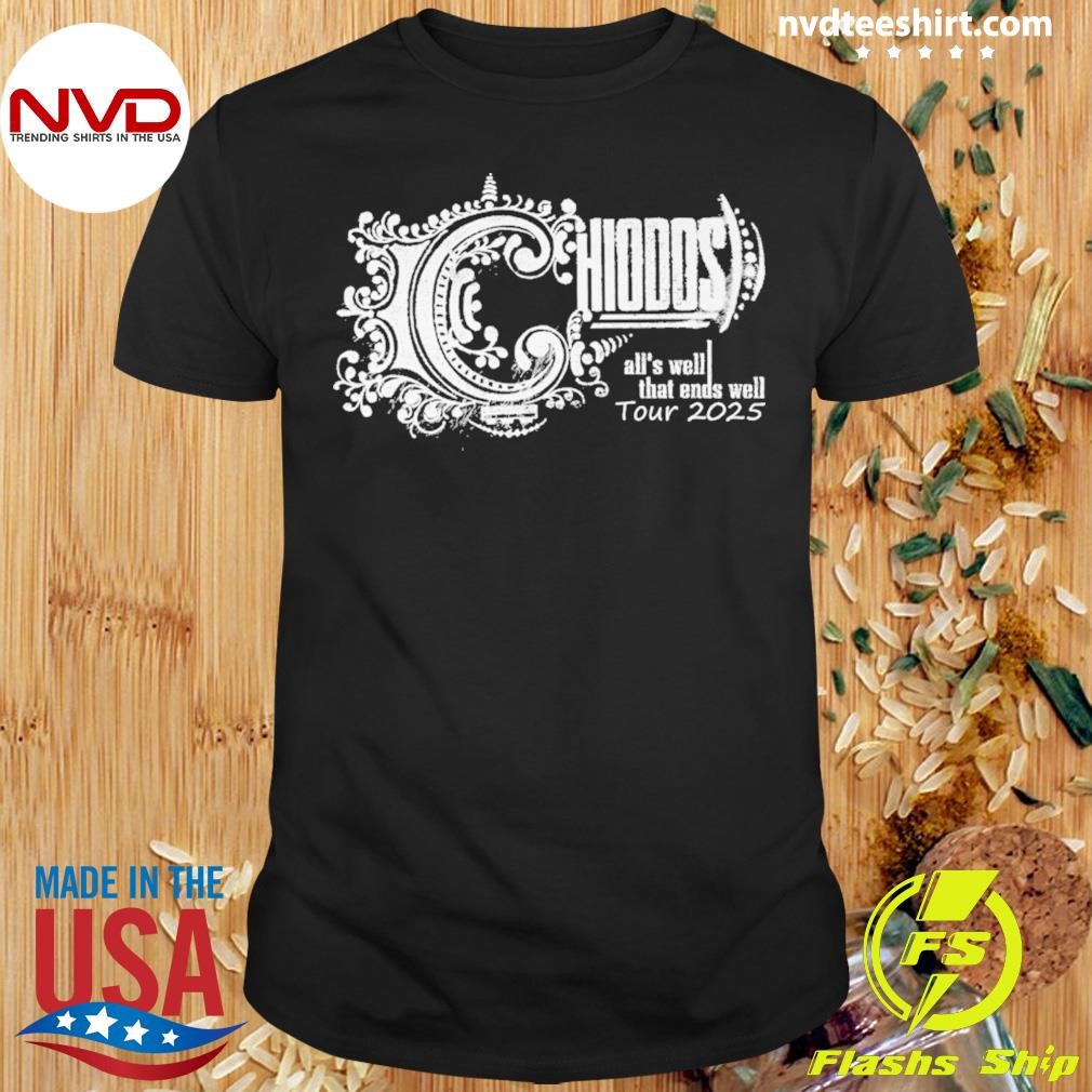 Chiodos The 20Th Anniversary All'S Well That Ends Well Tour 2025 Shirt