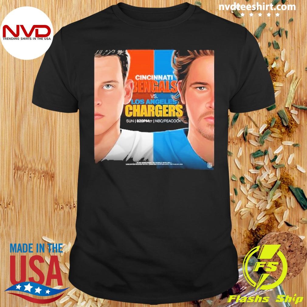 Cincinnati Bengals Vs Los Angeles Chargers Sun 820pmet Nbc Peacock Shirt