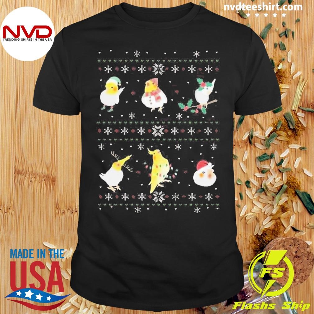 Cockatiel Ugly Christmas 2024 Shirt