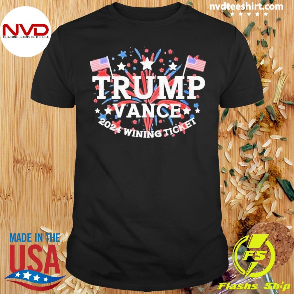 Congratulation Trump Vance 2024 Wining Ticket Shirt