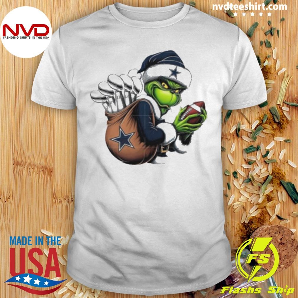 Dallas Cowboys Grinch Christmas 2024 Shirt