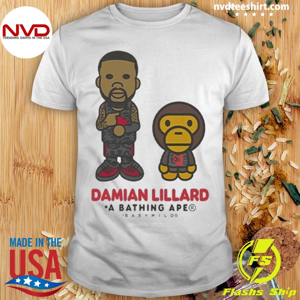 Damian Lillard X A Bathing Ape Baby Milo Shirt