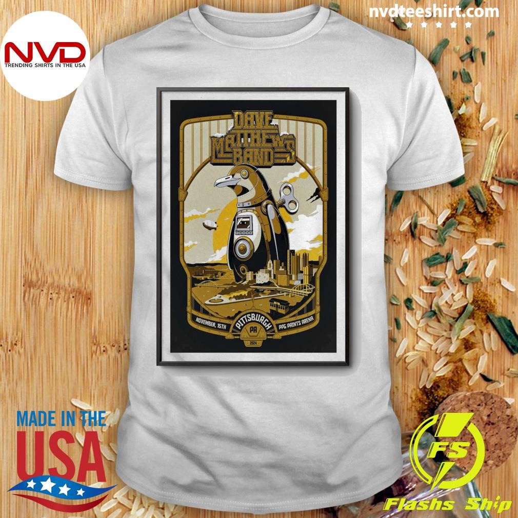 Dave Matthews Band Nov 15 2024 PPG Paints Arena In Pittsburgh PA Shirt