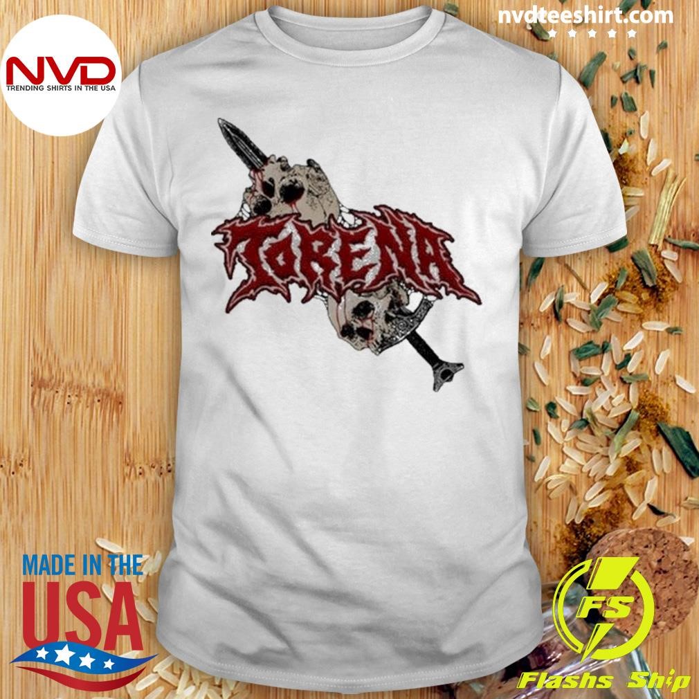 Daze Torena Sword Through Skulls Shirt