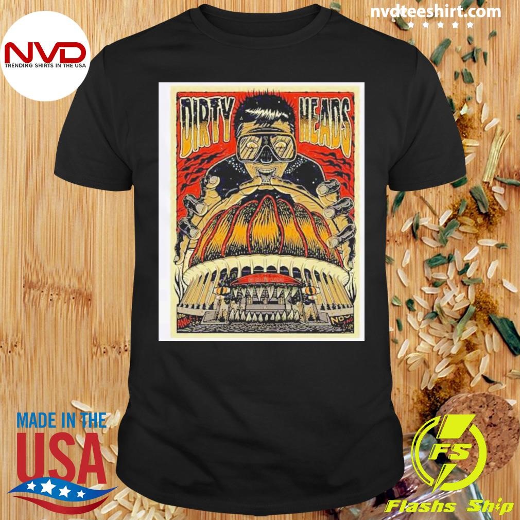 Dirty Heads November 22 2024 Kia Forum Inglewood Ca Tour Poster Shirt