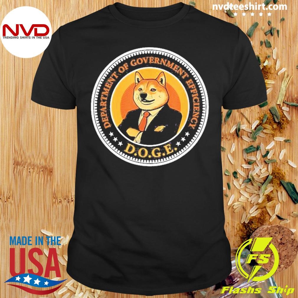 Doge Department Of Government Efficiency Logo Shirt