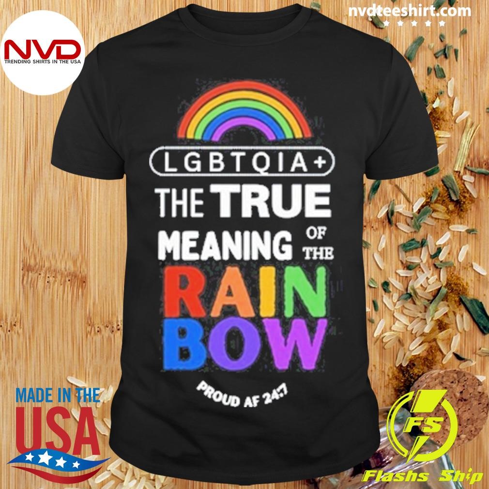 Dr. Jebra Faushay Lgbtqia+ The True Meaning Of The Rain Bow Shirt