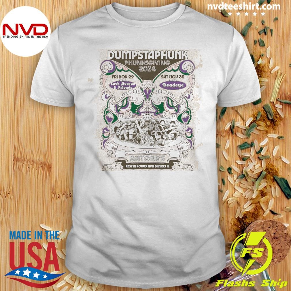 Dumpstaphunk Phunksgiving November 29-30 2024 Antone's Nightclub in Austin TX Shirt