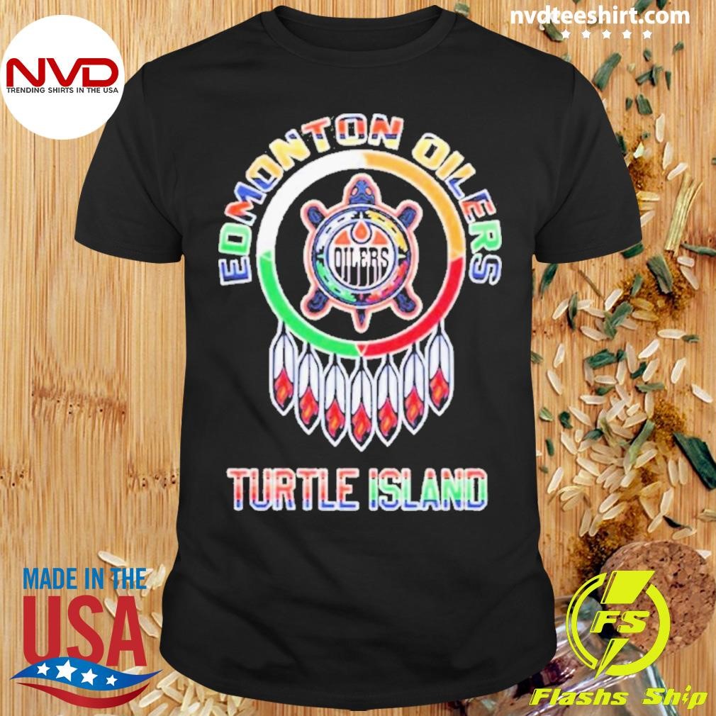 Edmonton Oilers Indigenous Celebration Turtle Island 2024 Shirt