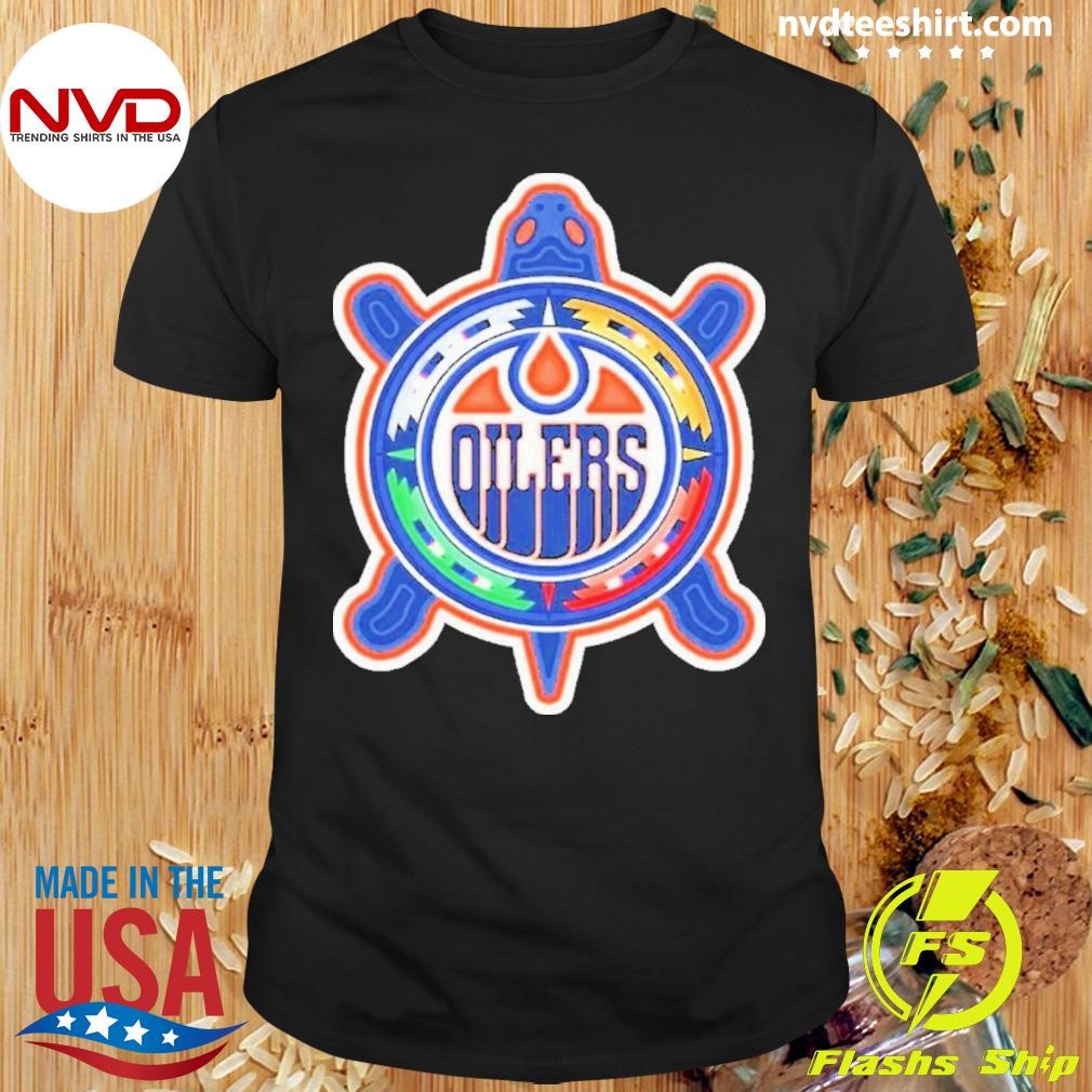 Edmonton Oilers Turtle Island Shirt