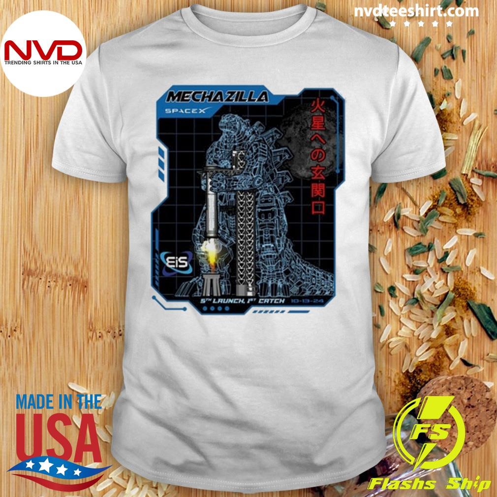 Ellie In Space Mechazilla Booster 12 Catch Shirt