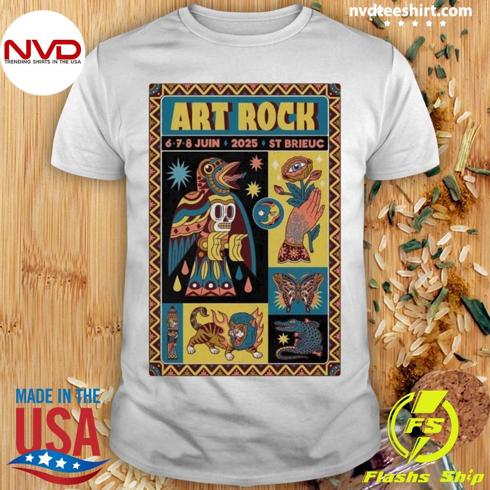 Festival Art Rock ST Brieuc Bretagne France Jun 6-8 2025 Shirt