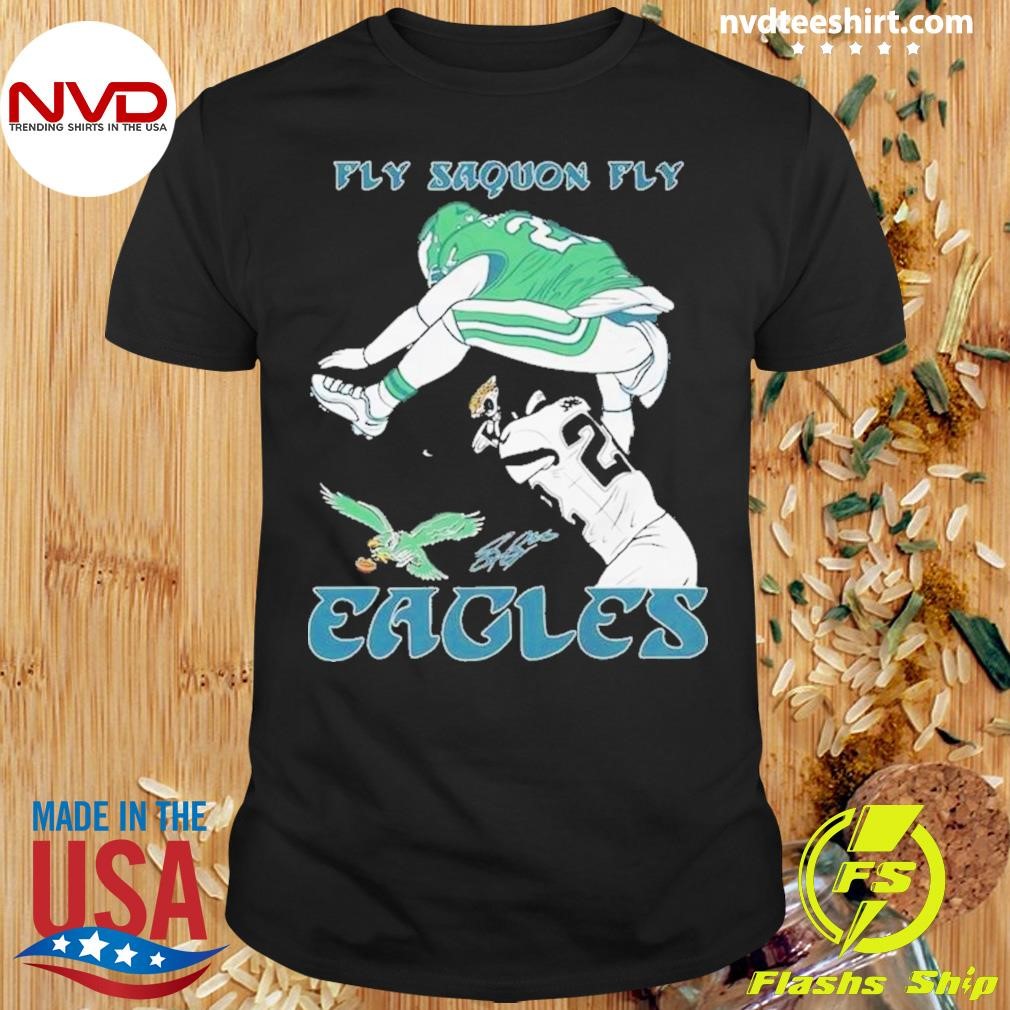 Fly Saquon Fly Philadelphia Eagles Signature 2024 Shirt