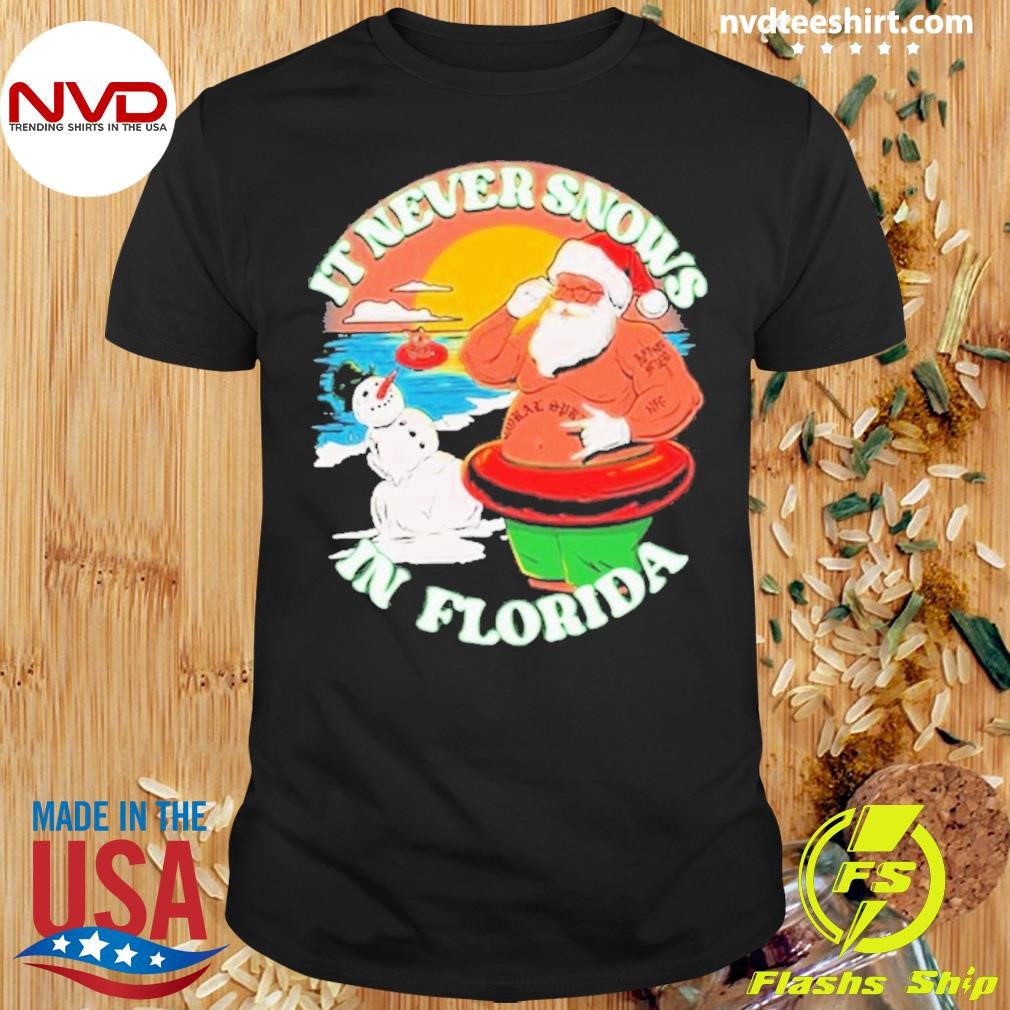 Found Glory It Never Snows In Florida Shirt